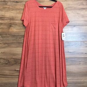 XL Lularoe Carly Dress- Fits Size 12-16 SOFT